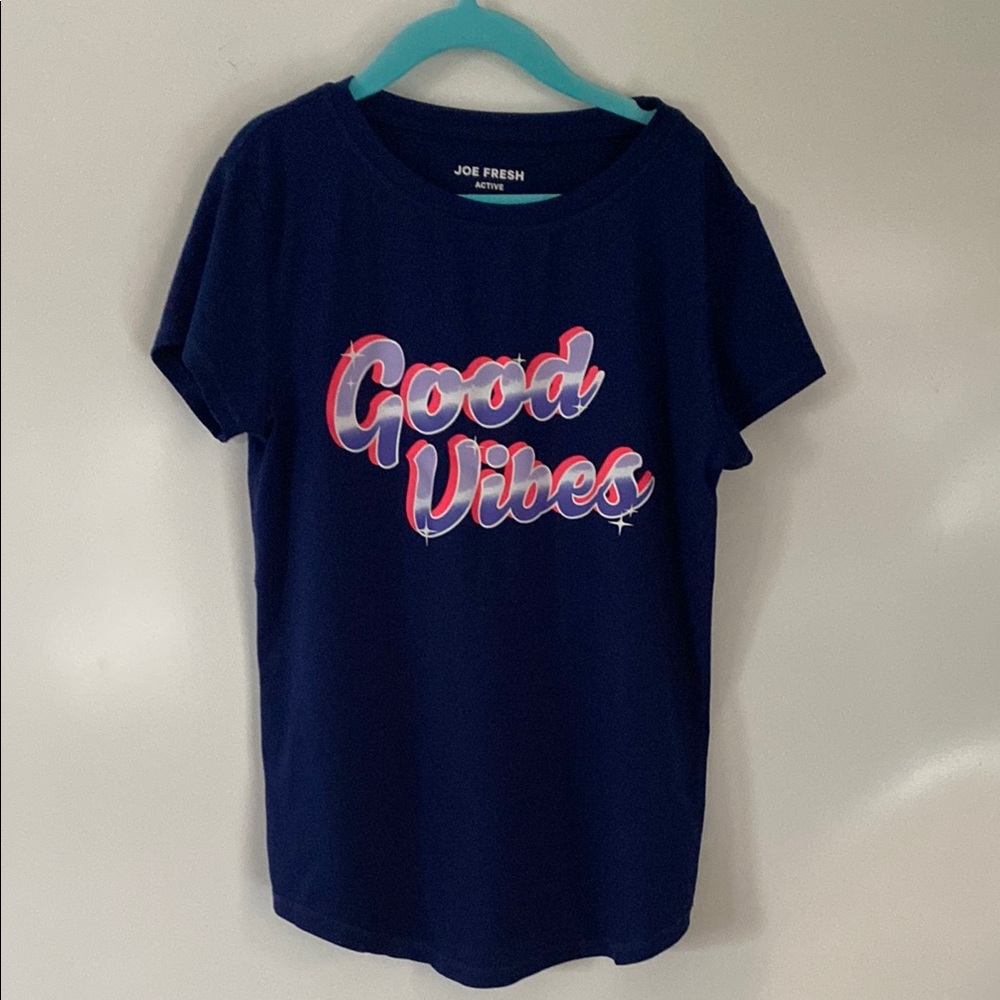 Joe Fresh Navy 'Good Vibes' Tee